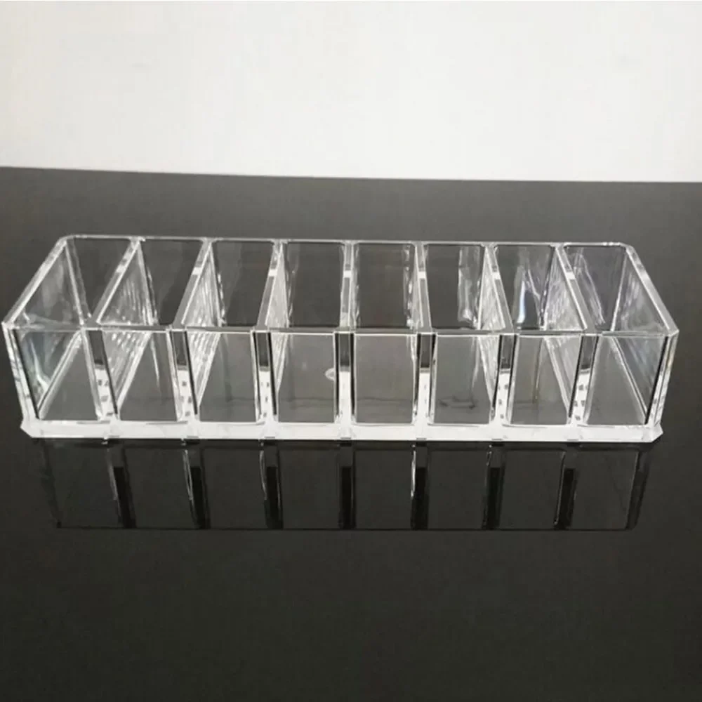 Yafa Beauty Iridescent Acrylic 8-Slot Cosmetic Organizer